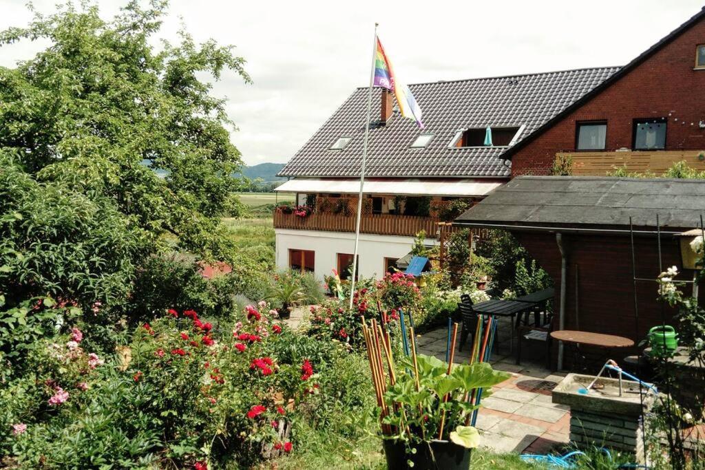 Ferienwohnung Mit Weserblick Und Kamin Hessisch Oldendorf Екстериор снимка